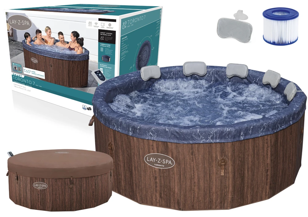 „Lay-Z-Spa Toronto SMART Air Jet Jacuzzi BESTWAY