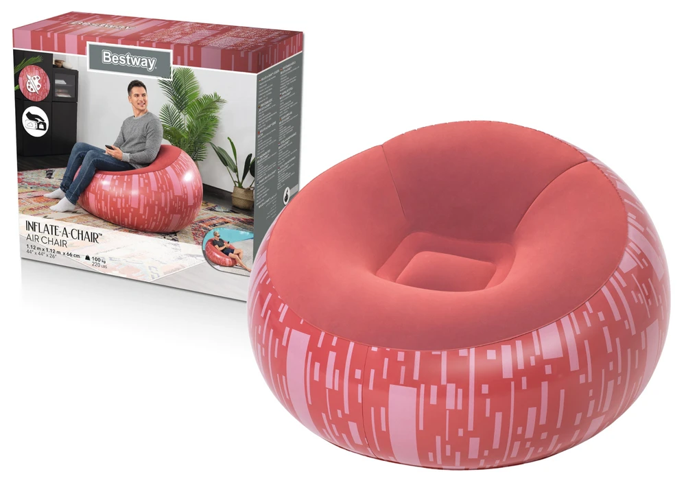 Pripučiama kėdė Bestway 75052, 112 x 112 x 66 cm