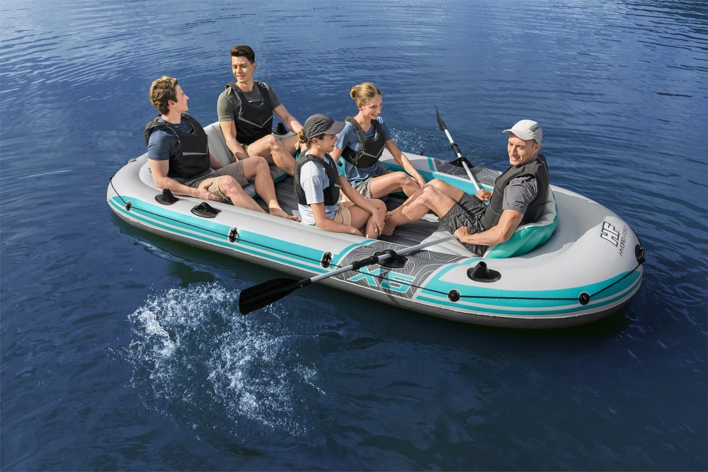 Bestway Pripučiama valtis „Adventure Elite™ X5“ 5 asmenims + irklai 315 x 166 cm 65159