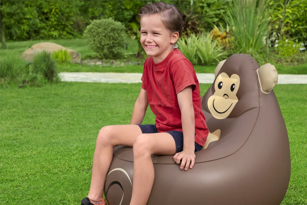Pripučiamas fotelis Bestway Monkey, 72 x 72 x 64 cm