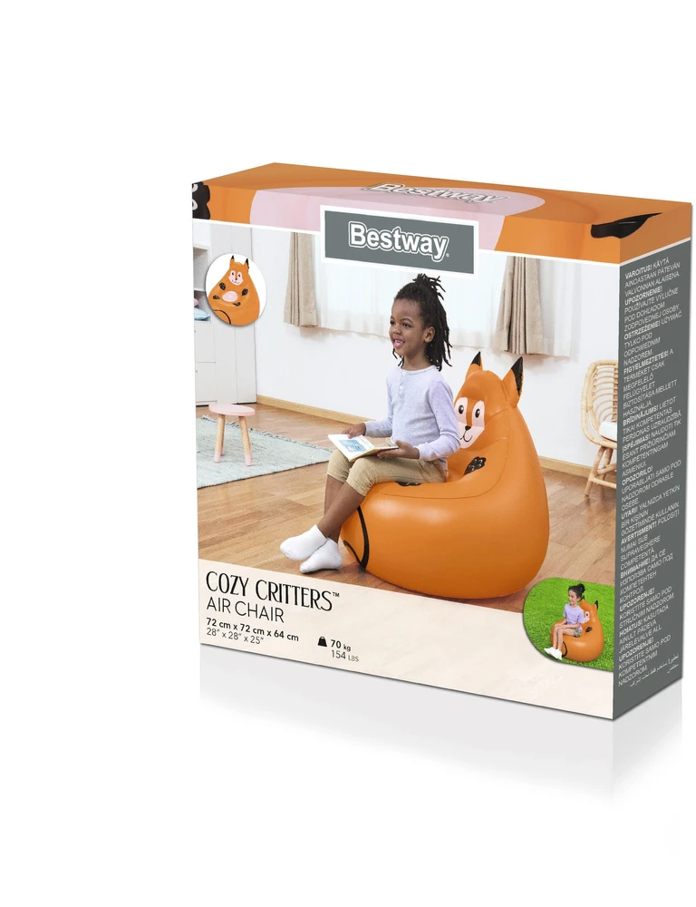 Pripučiamas fotelis Bestway Fox, 72 x 72 x 64 cm