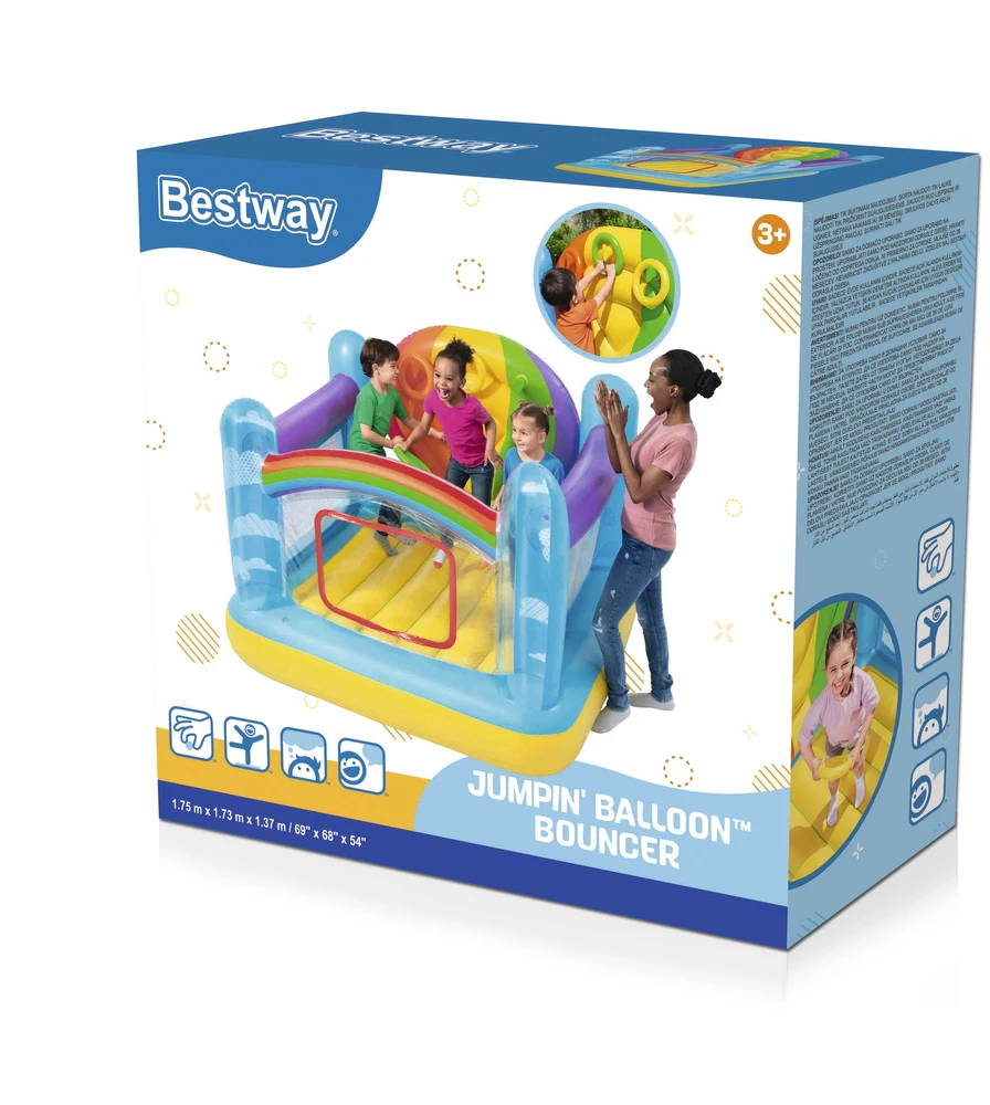 BESTWAY pripučiamas batutas Hot Air Balloon Bouncer 1.75m x 1.73m x 1.37m, 52269