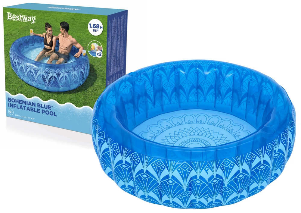 Baseinas Boho raštai 168/53 cm BESTWAY