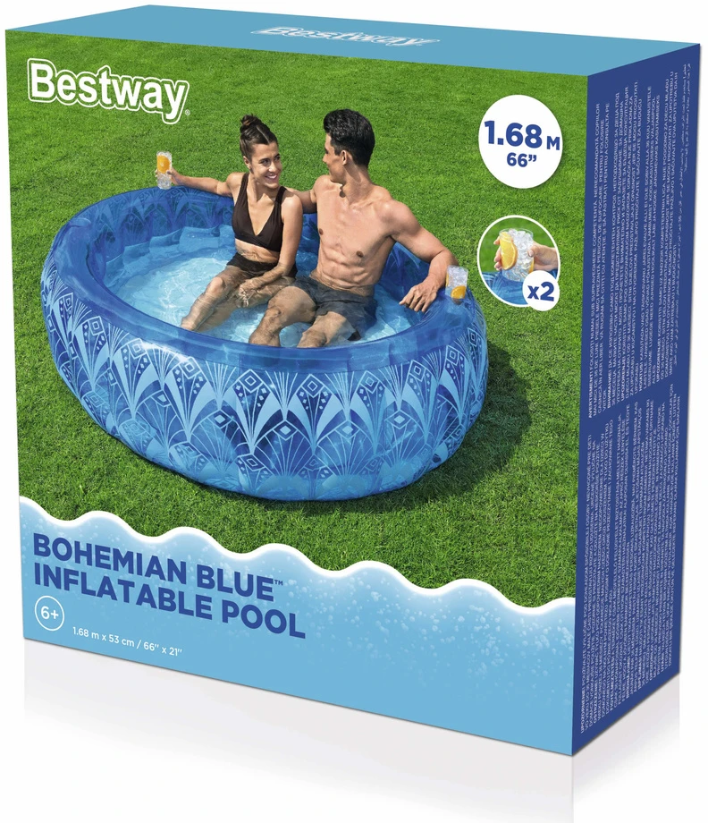 Baseinas Boho raštai 168/53 cm BESTWAY