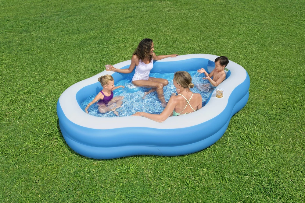 Bestway Baseinas Splashview, mėlynos ir baltos spalvos, 270x198x51cm
