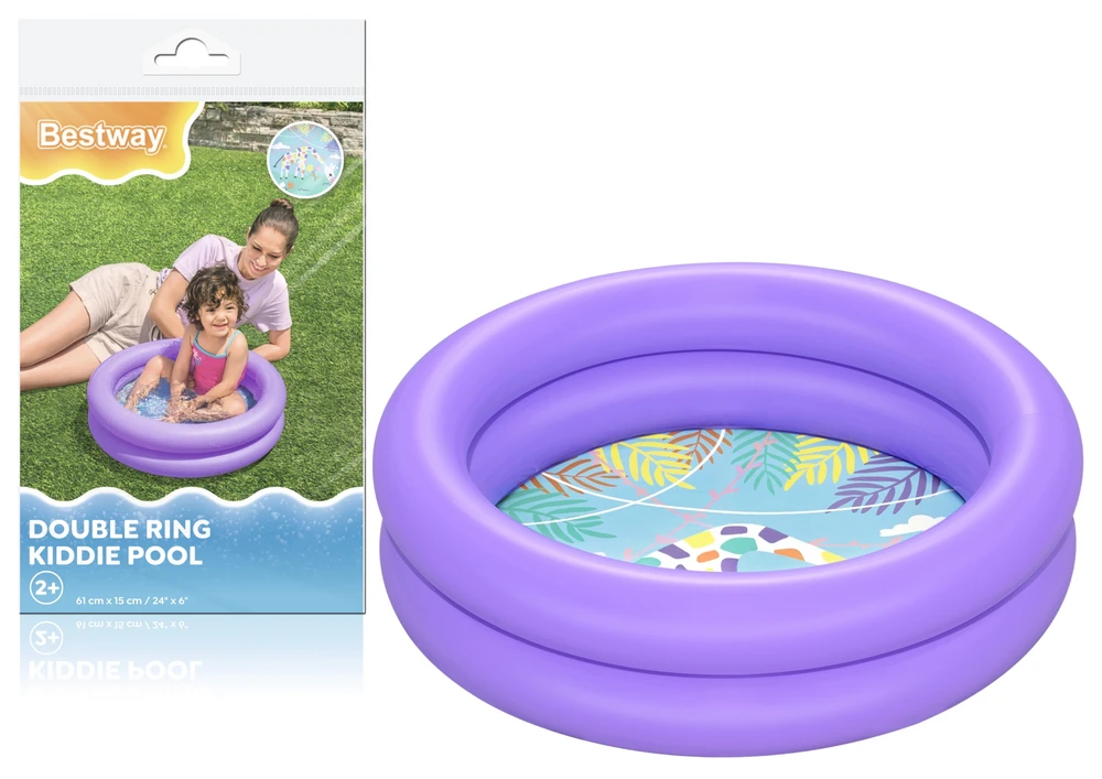 Pripučiamas baseinas violetinės spalvos 61 cm x 15 cm Bestway 51061