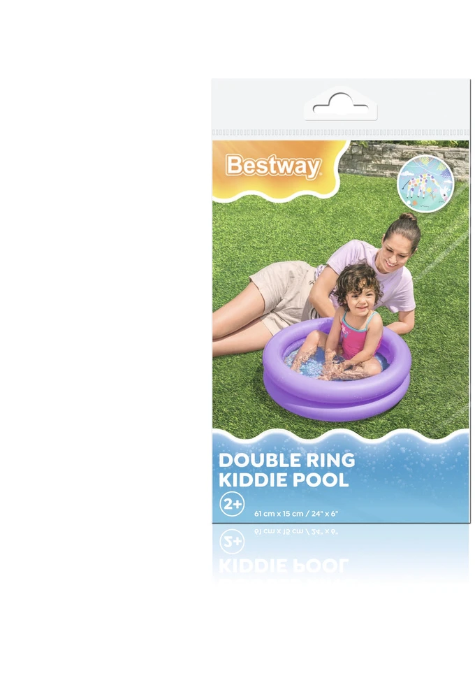 Pripučiamas baseinas violetinės spalvos 61 cm x 15 cm Bestway 51061
