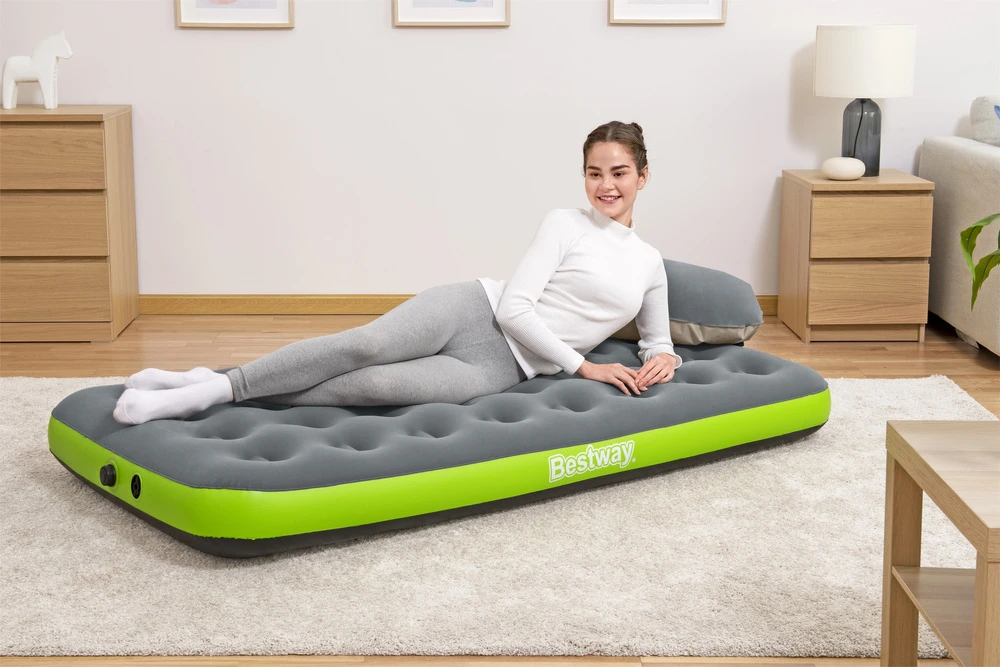 Pripučiamas turistinis čiužinys Bestway Pavillo Roll & Relax Twin, 188x99x22 cm