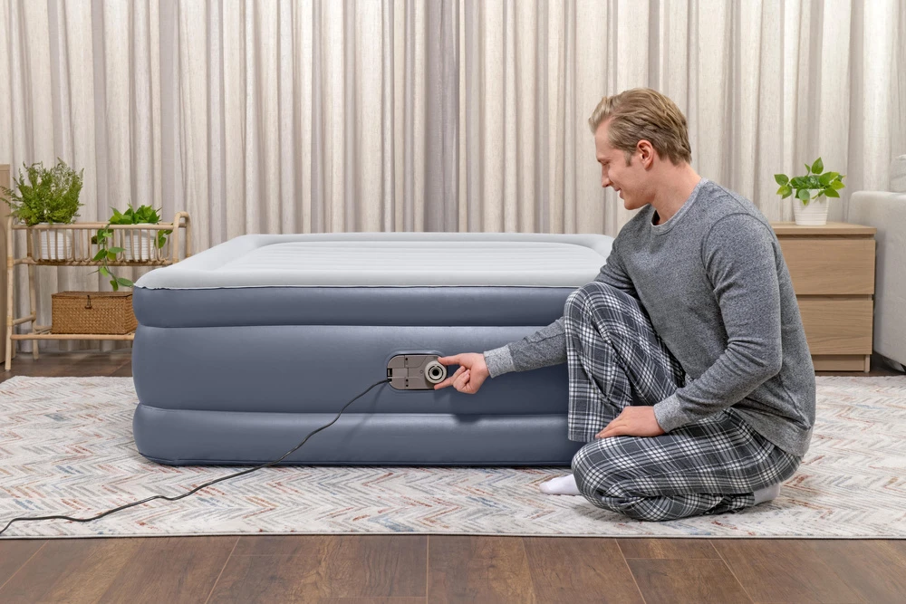 Veliūrinio čiužinio lova 203 x 152 x 51 cm Bestway 6713I