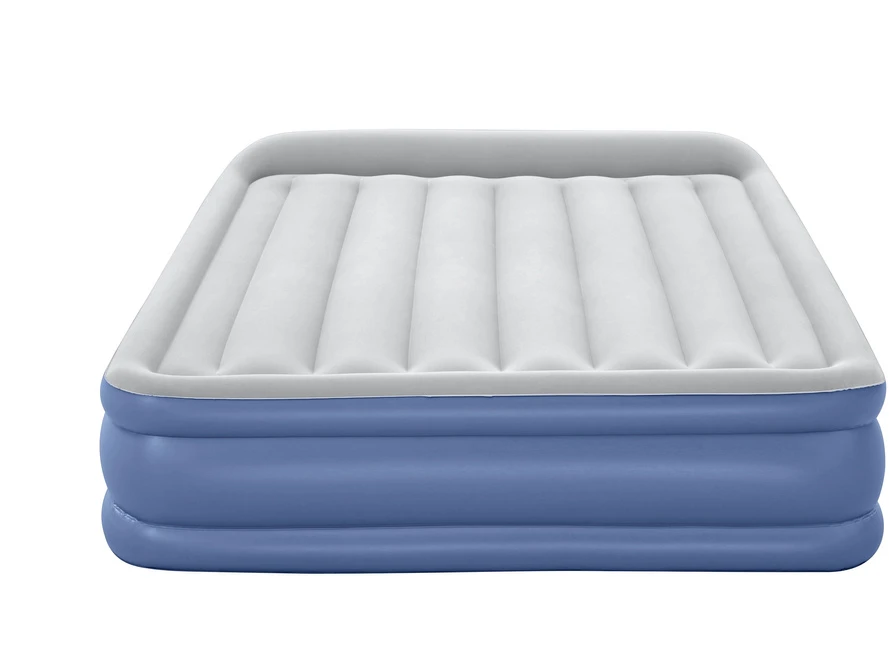 Pripučiamas čiužinys BESTWAY Tritech, pilka/mėlynas, 203 cm x 152 cm x 46 cm