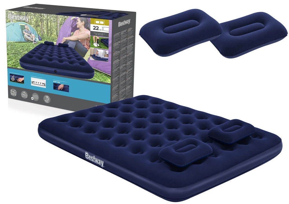 Bestway Velour pripučiamas čiužinys 2,03 x 1,52 m 67374