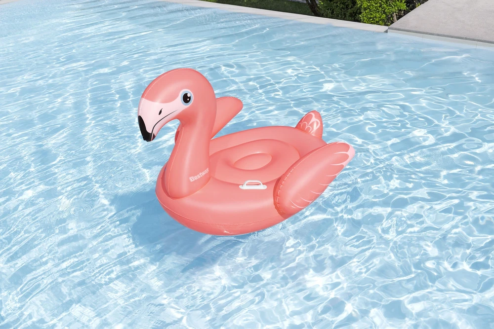 Pripučiamas plaustas Bestway Flamingo, 41525, 138 cm x 107cm