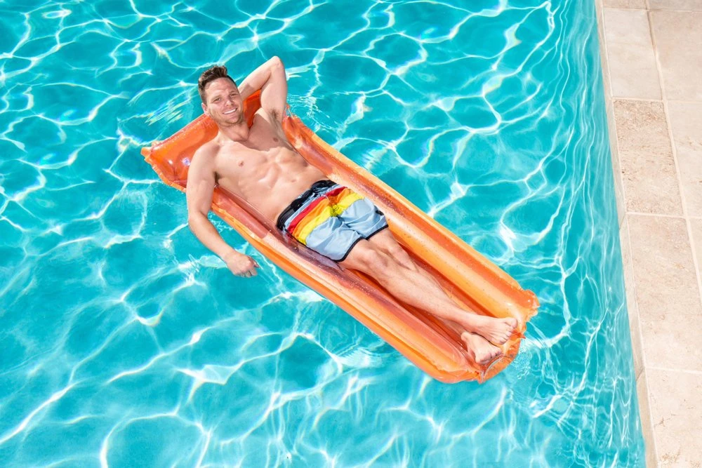 Pripučiamas plaukimo čiužinys Bestway, 183 x 76 cm, oranžinis