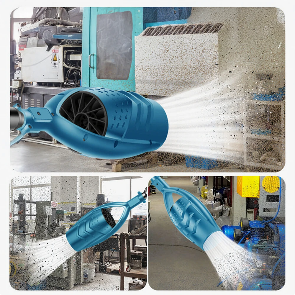 Dmuchawa Sulankstomas sodo sniego valytuvas su 2 x 1300 mAh baterijomis