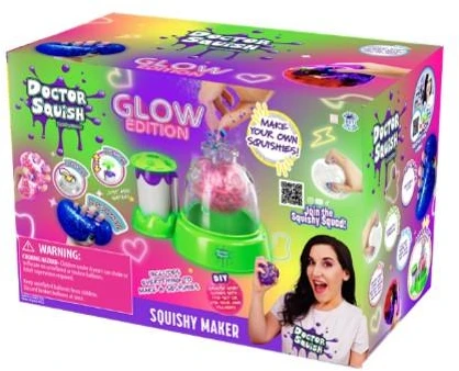 „Doctor Squish“ – minkštų žaisliukų stotelė neoniniam leidimui (107402)