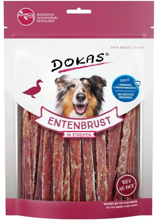 Dokas - Anties krūtinėlės juostelės - 250 g