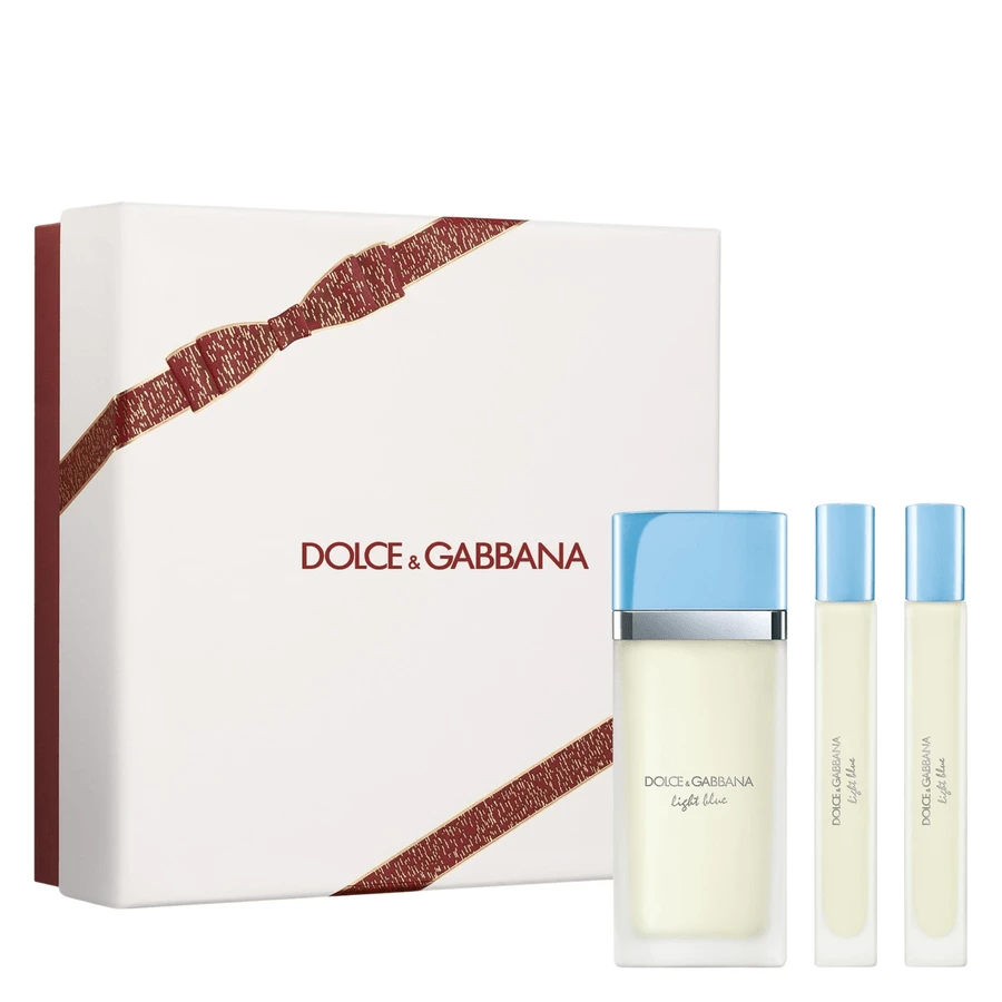 Dolce&Gabbana rinkinys Dolce & Gabbana: „Light Mėlyna“ tualetinis vanduo moterims, 50 ml + „Light Mėlyna“ tualetinis vanduo moterims, 2 vnt., 10 ml