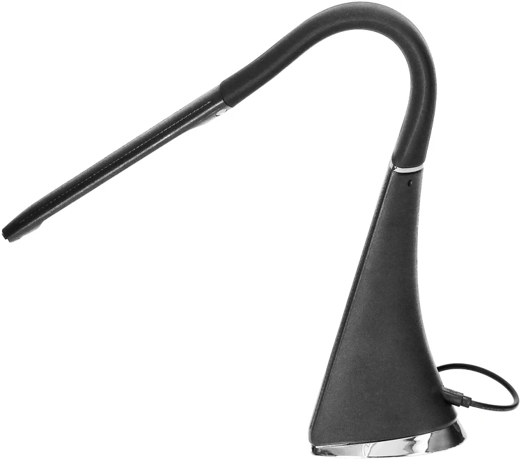 Orno DOLOMIT LED 5W, stalinė lempa su žadintuvu, 300lm, 4000K, juoda