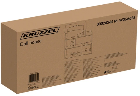 Kruzzel Medinis Lėlių Namelis