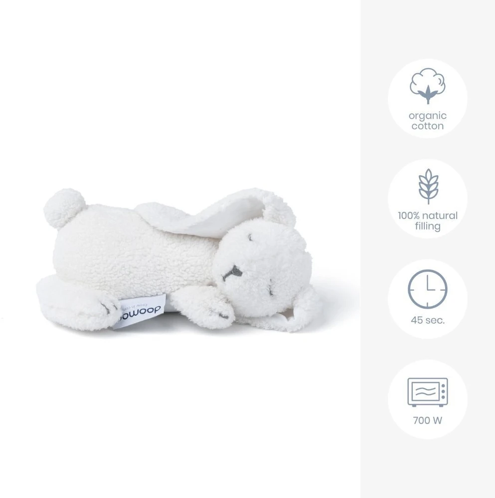Doomoo migdukas - pilvelio šildyklė nuo diegliukų Snoogy Bunny Milky