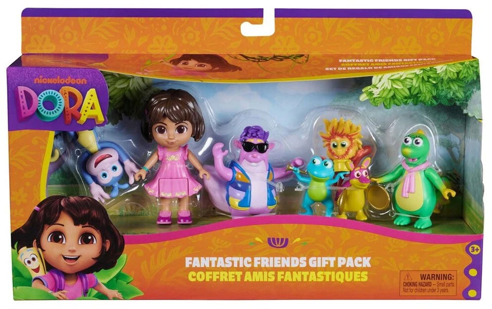 Spin Master DORA TYRINĖTOJĖS žaidimų rinkinys Dora figūrėlių dovanų rinkinys