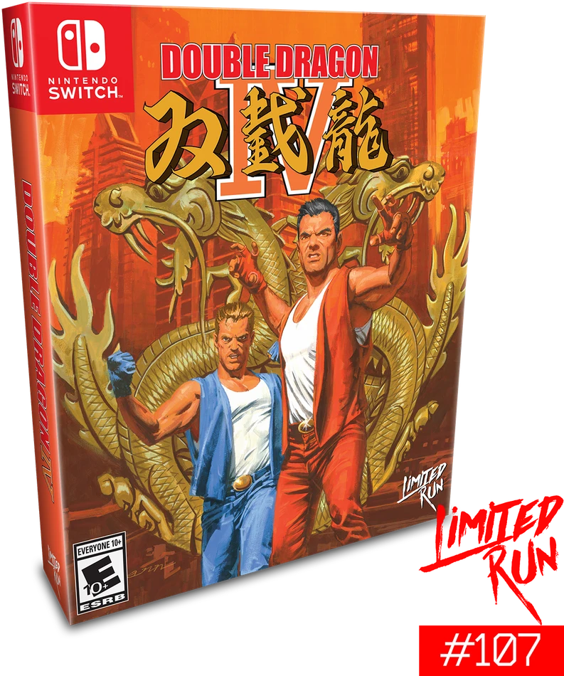 „Double Dragon IV“ klasikinis leidimas (riboto leidimo Nr. 107) – „Nintendo Switch“