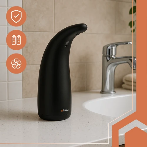 Ruhhy 26076 Touchless Soap Dispenser Juodas
