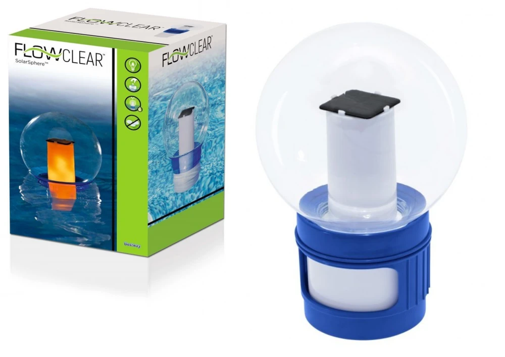 Plūduriuojantis chemijos dozatorius + BestWay LED lempa