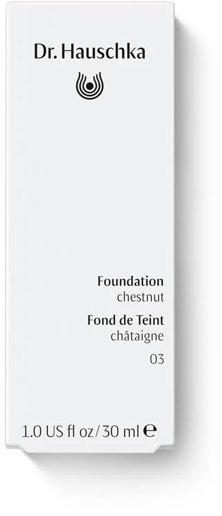 "Dr. Hauschka Foundation" makiažo pagrindas 03 Kaštonas 30ml