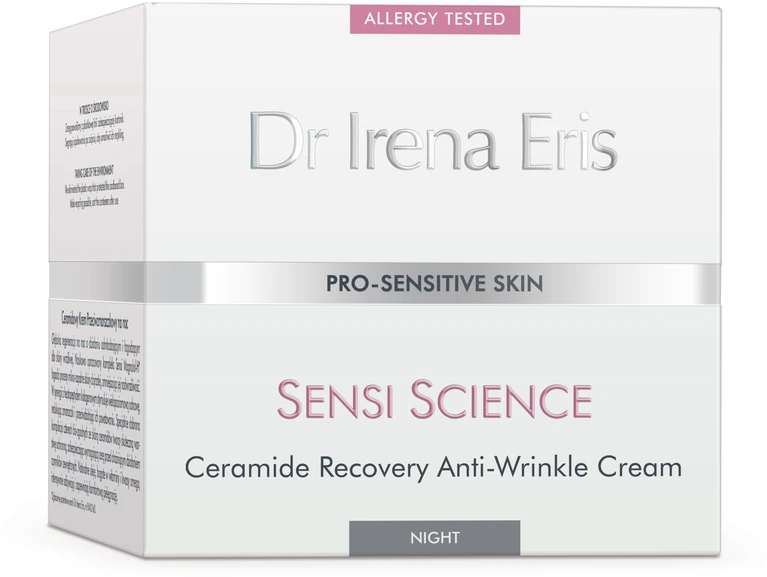 Dr. Irena Eris Sensi Science Ceramide Recovery naktinis kremas nuo raukšlių, 50 ml