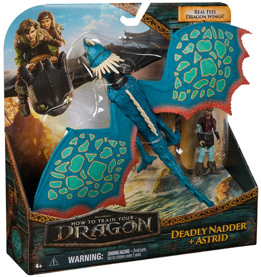 Spin Master Dragons Drakonai – filmas „Vikingas ir drakonas-Deadly“ – „NadderAstrid“ (6074005)