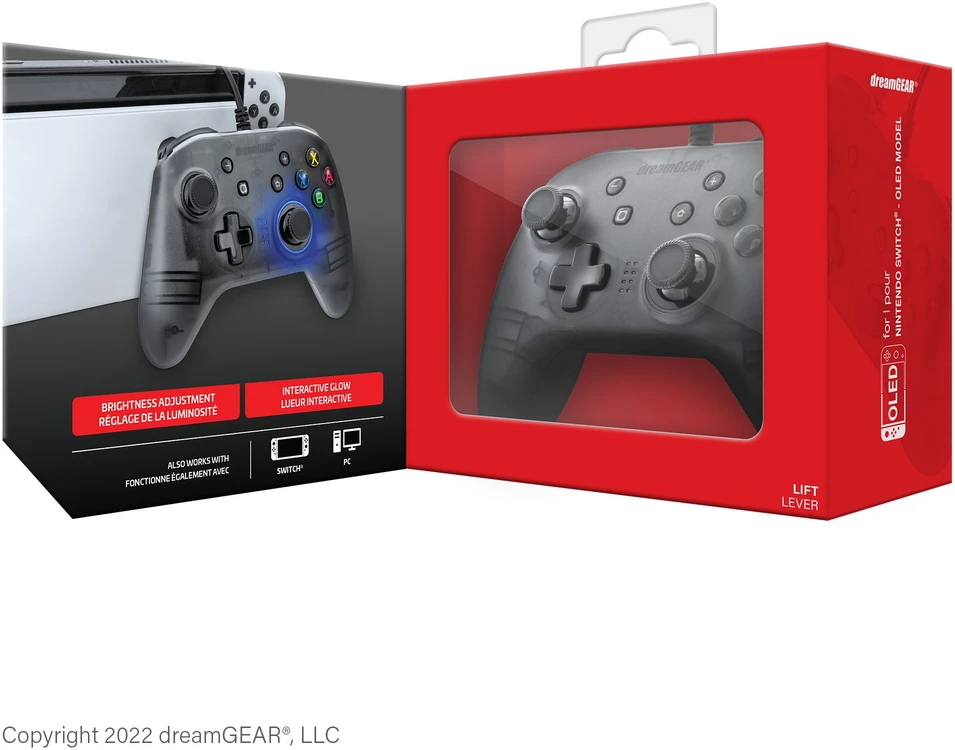 Dreamgear, Shadow laidinis valdiklis, skirtas Nintendo Switch ir Oled