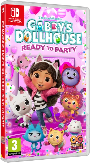 „DreamWorks Gabby's Dollhouse“: pasiruošę vakarėliui – „Nintendo Switch“