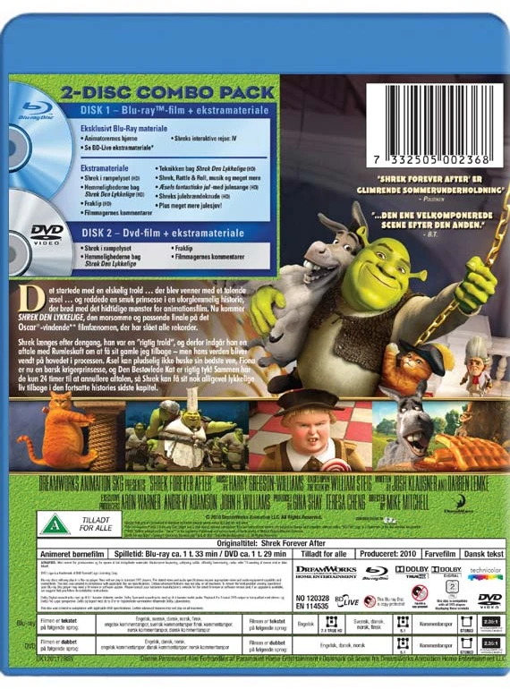 DreamWorks Šrekas Laimingasis: Paskutinis skyrius (Blu-Ray)