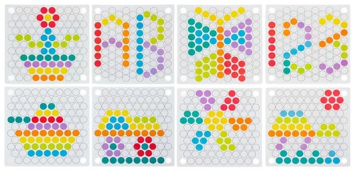 Dėlionė Kruzzel Wooden puzzle beads 22403