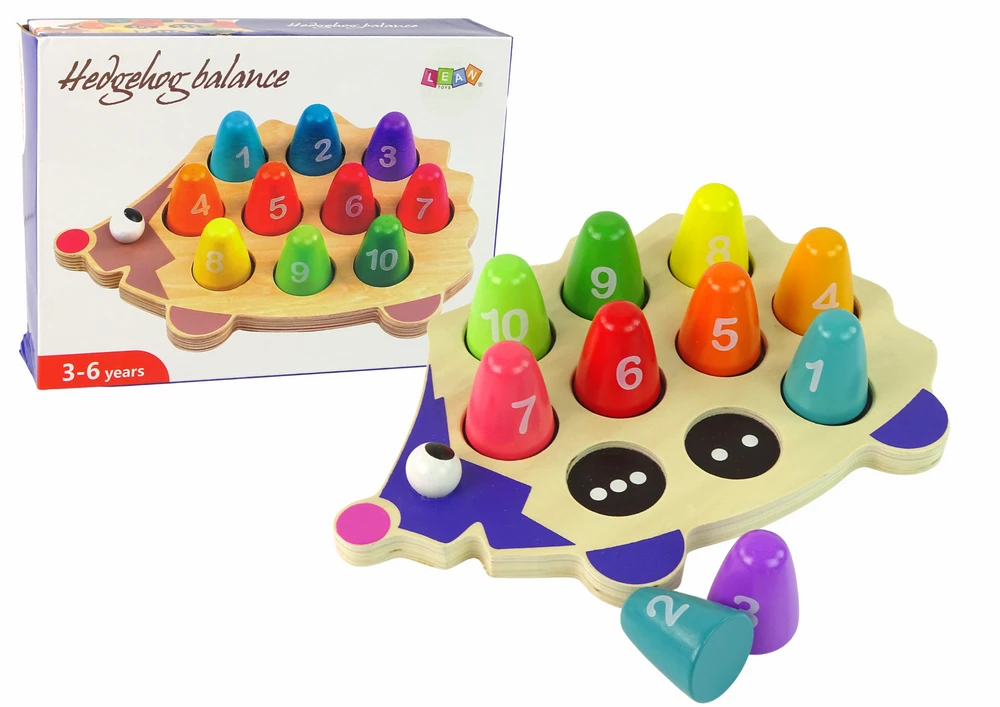 Lean Toys Medinis žaidimas Ežiukas
