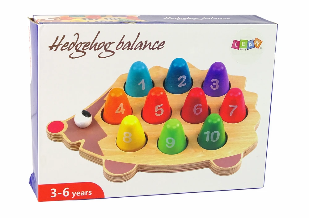 Lean Toys Medinis žaidimas Ežiukas