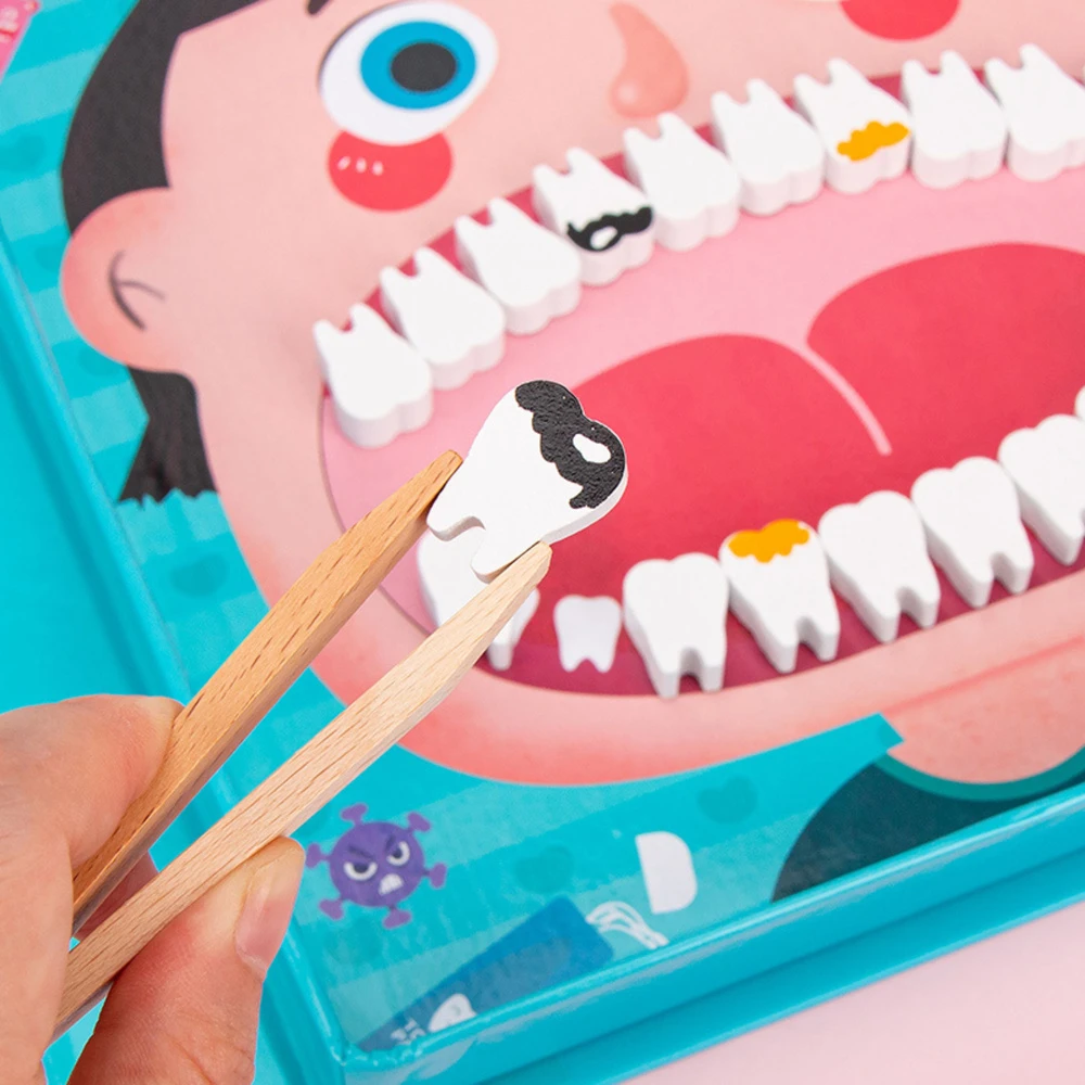 Lean Toys Medinis dantisto rinkinys 24 vnt.