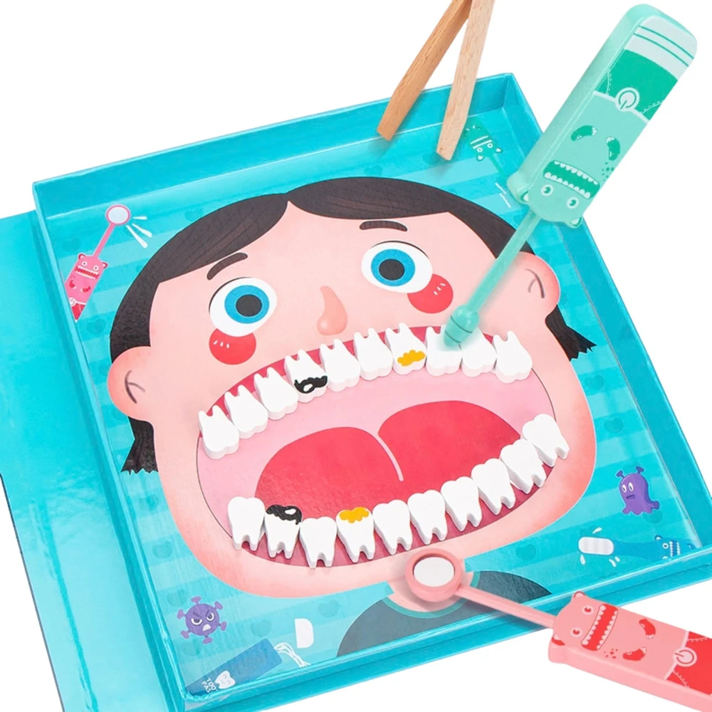 Lean Toys Medinis dantisto rinkinys 24 vnt.