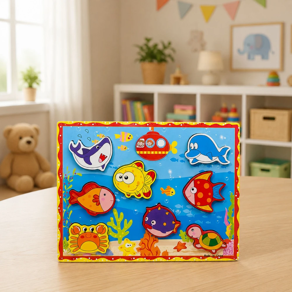 Lean Toys Medinis žvejybos rinkinys