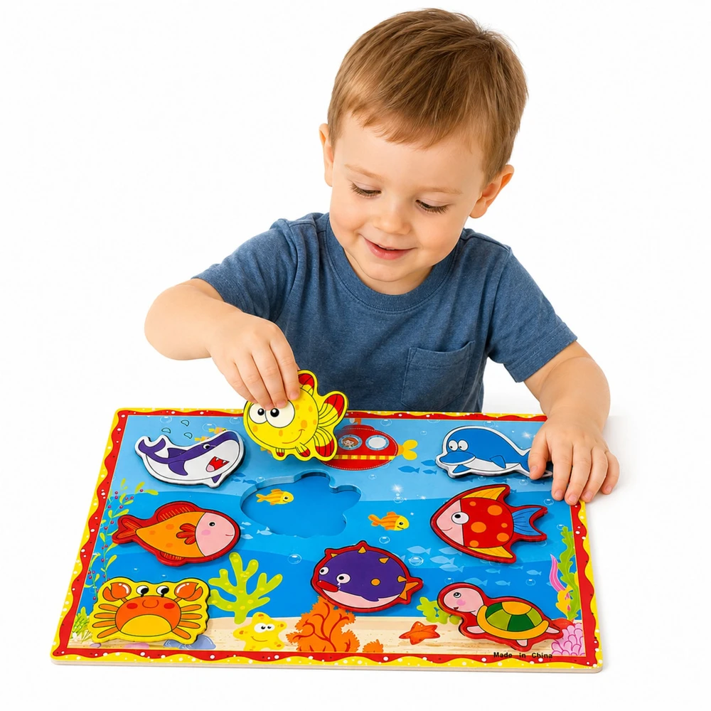 Lean Toys Medinis žvejybos rinkinys