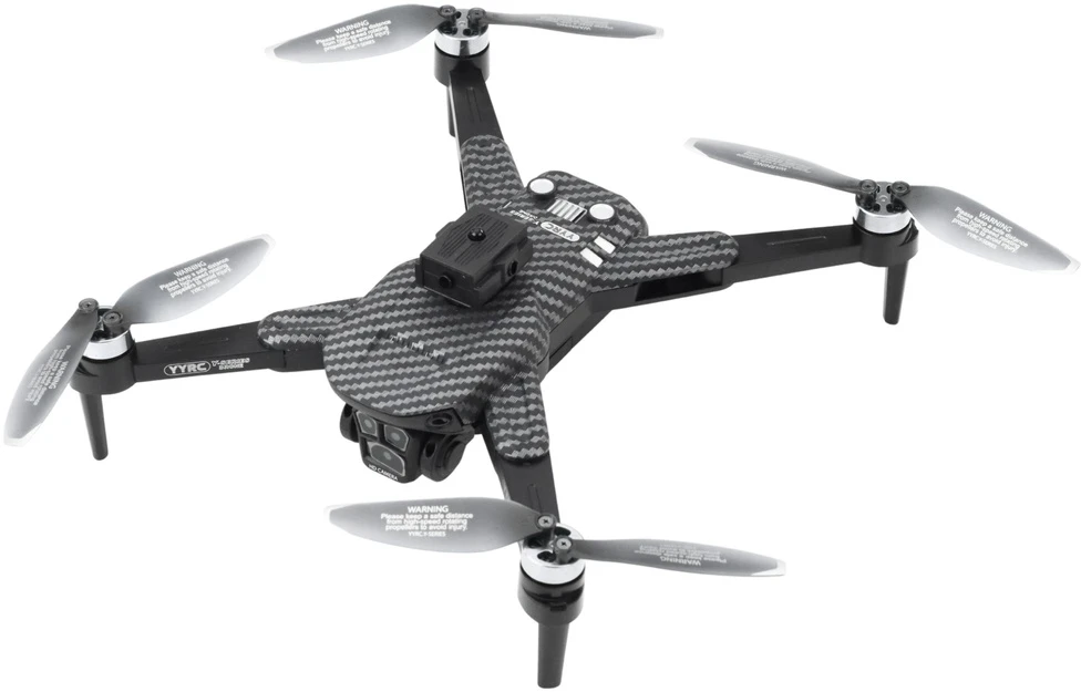 Lean Toys Sulankstomas dronas su HD kamera ir LED apšvietimu