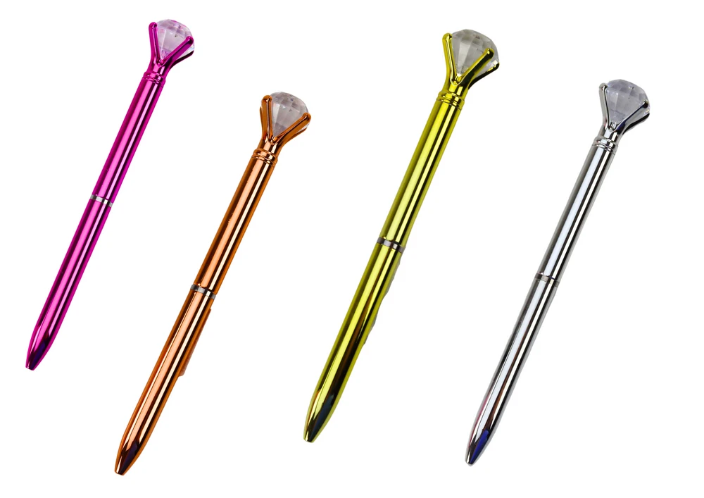 Długopis Rašiklis su Deimantu ir Mėlynu Rašalu 0.7mm
