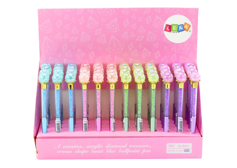 Lean Toys Deimantinis tušinukas su mėlynu užpildu 0.7mm