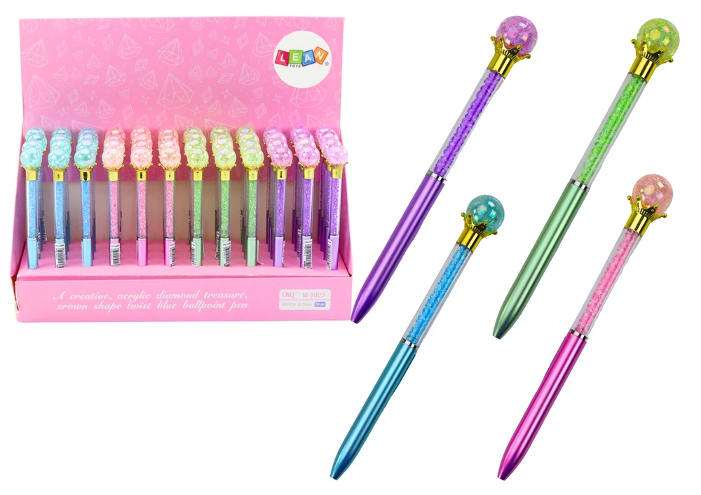 Lean Toys Deimantinis tušinukas su mėlynu užpildu 0.7mm