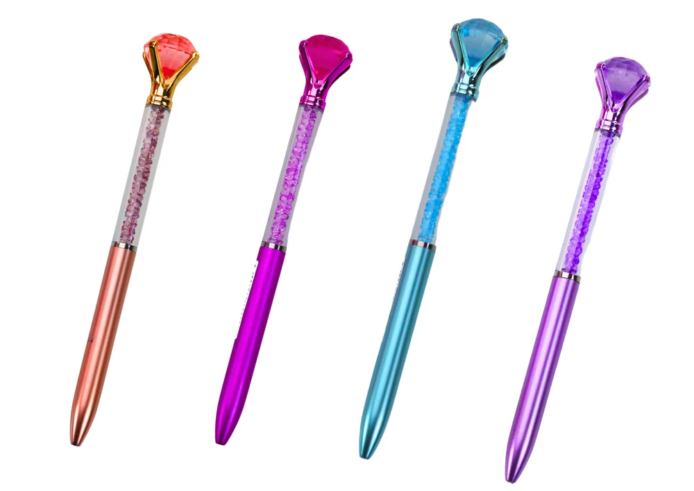 Lean Toys Deimantinis rašiklis su mėlynu užpildu 0,7 mm