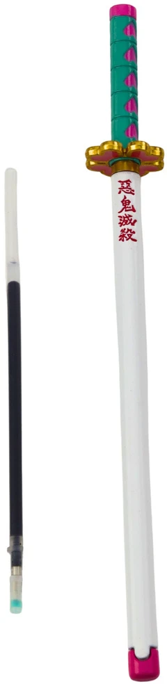 Lean Metalinis rašiklis katana, 19.5 cm, juoda keičiama šerdelė