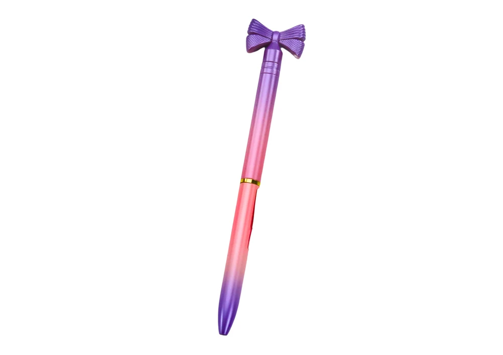 Lean Toys Spalvotas rašiklis su kaspinu, 0,7 mm