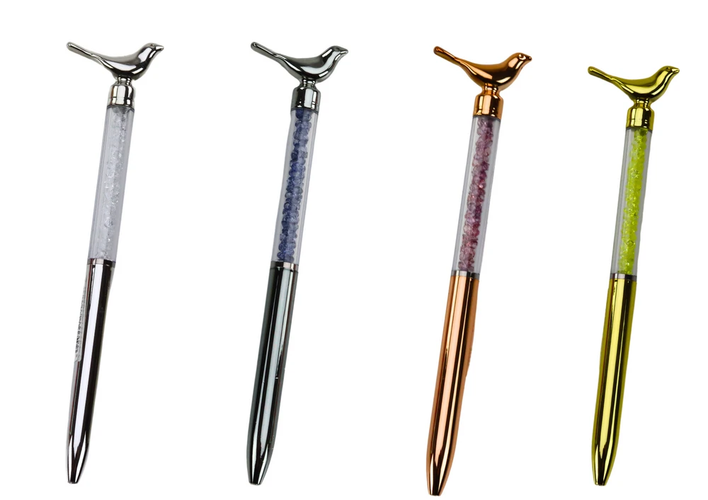 Lean Toys Paukščio formos rašiklis su mėlynu rašalu, 0.7 mm