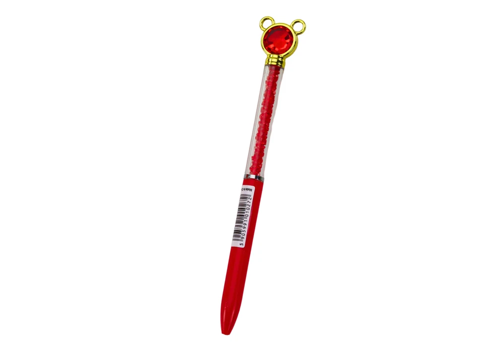 Lean Toys Prabangus rašiklis su deimantiniu papuošalu ir mėlynu užpildu, 0.7 mm
